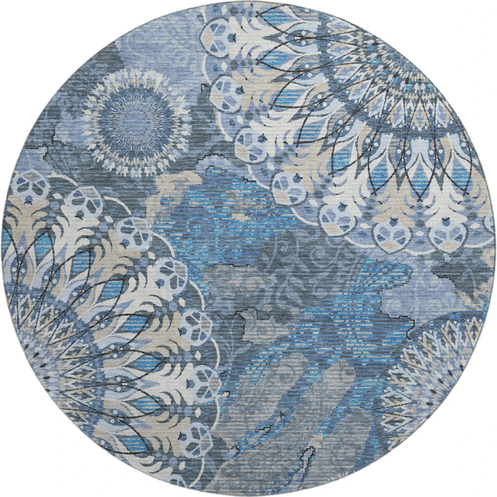 Mayfield AMF2335 Blue 8' x 8' Rug