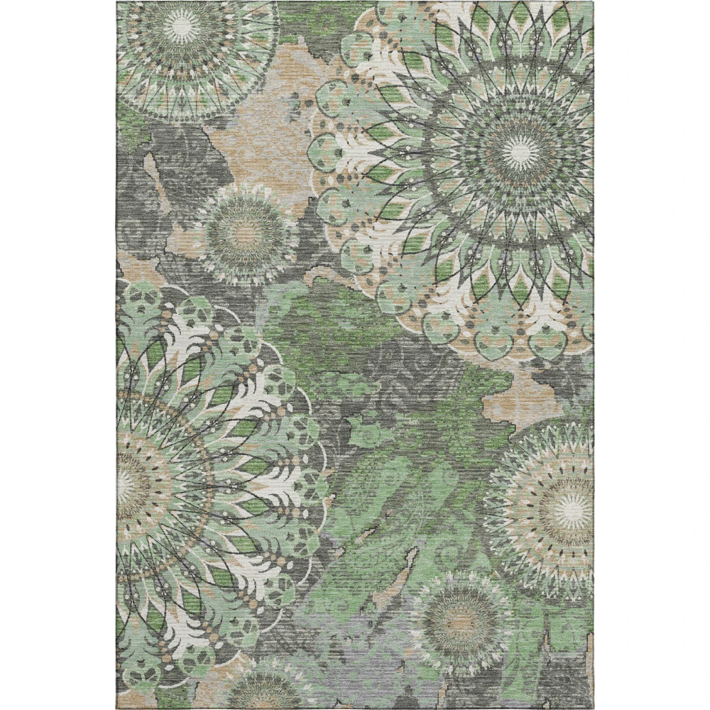 Mayfield AMF2335 Green 9' x 12' Rug