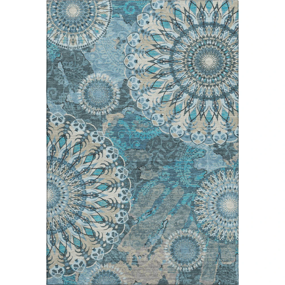 Mayfield AMF2335 Teal 3' x 5' Rug