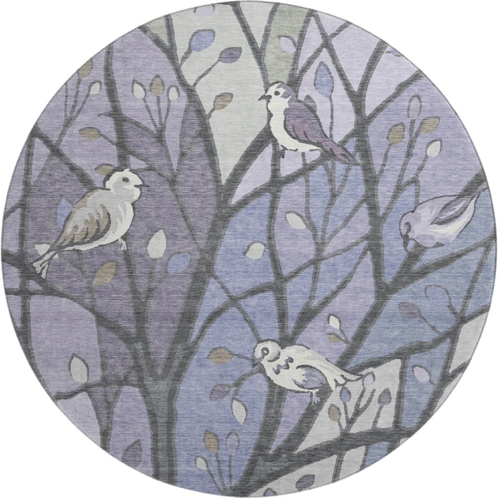 Mayfield AMF2336 Purple 8' x 8' Rug