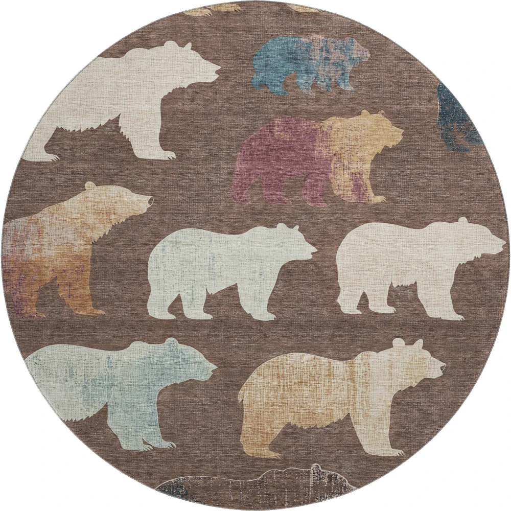 Mayfield AMF2338 Chocolate 8' x 8' Rug