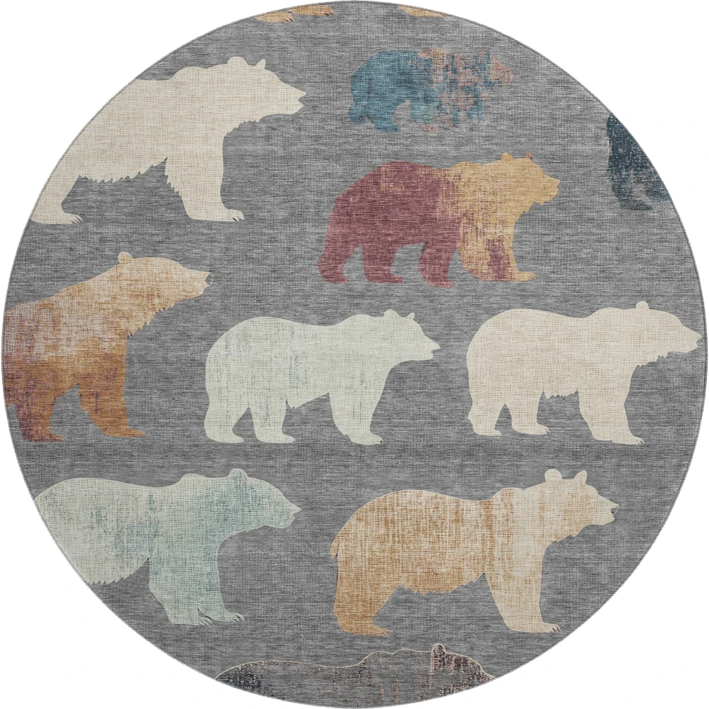 Mayfield AMF2338 Gray 8' x 8' Rug