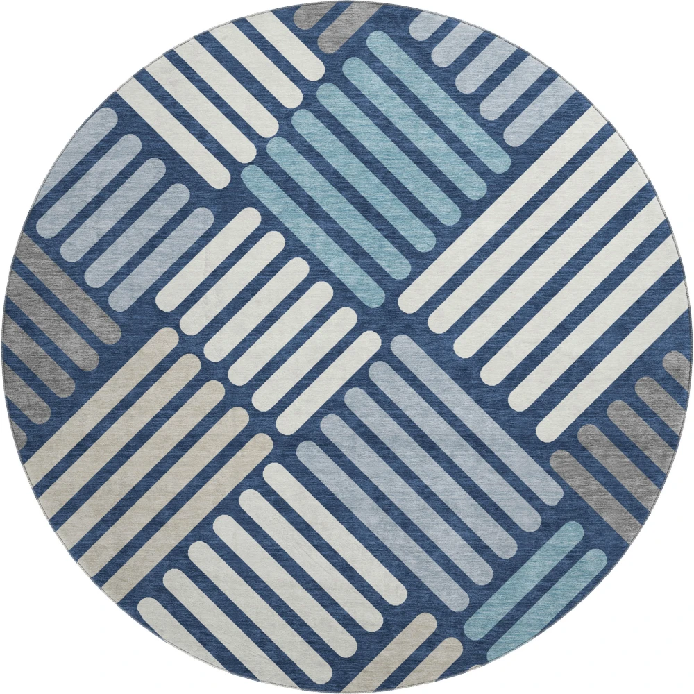 Mayfield AMF2339 Navy 8' x 8' Rug