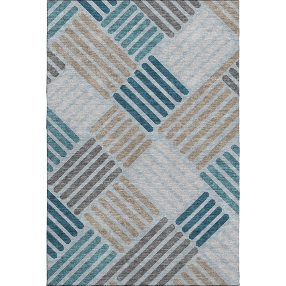 Mayfield AMF2339 Teal 3' x 5' Rug