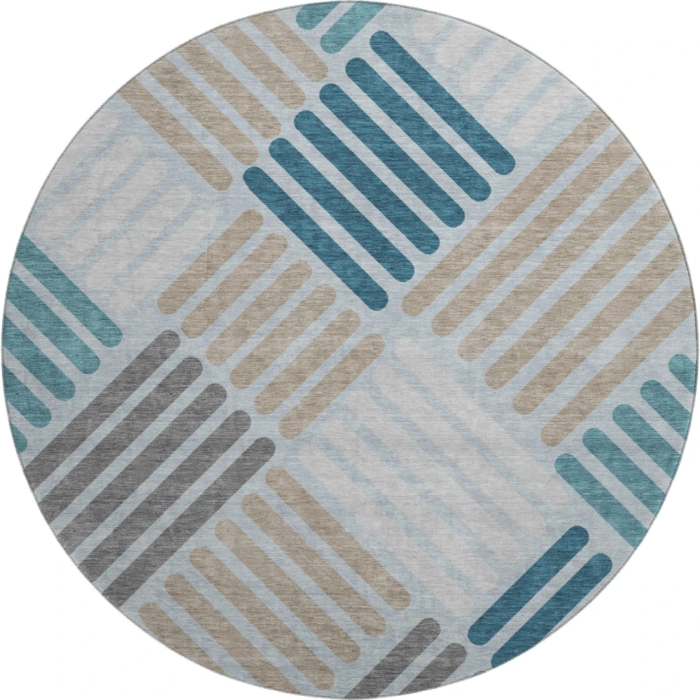 Mayfield AMF2339 Teal 8' x 8' Rug