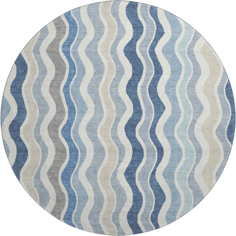 Mayfield AMF2342 Blue 8' x 8' Rug