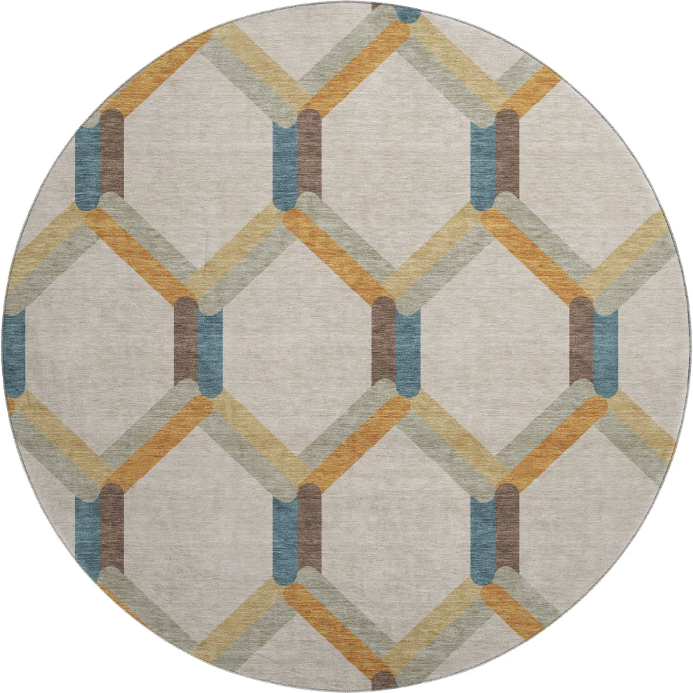 Mayfield AMF2343 Beige 8' x 8' Rug
