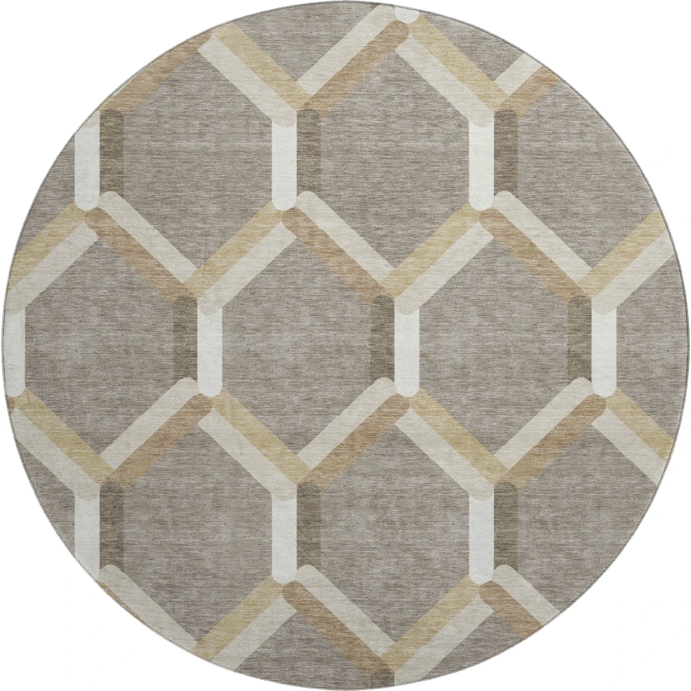 Mayfield AMF2343 Taupe 8' x 8' Rug