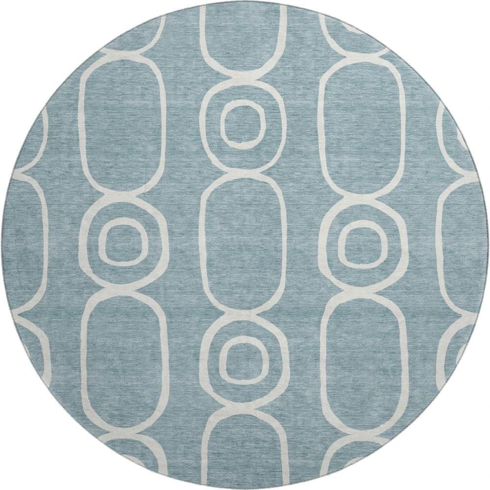 Mayfield AMF2344 Aqua 8' x 8' Rug