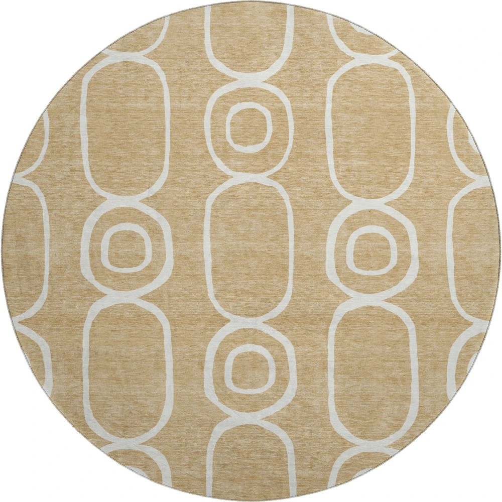 Mayfield AMF2344 Gold 8' x 8' Rug