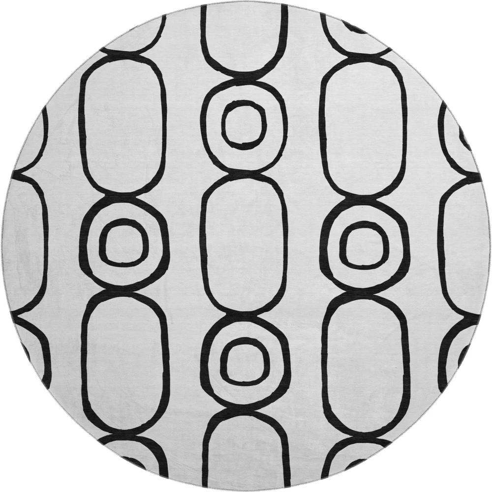 Mayfield AMF2344 White 8' x 8' Rug