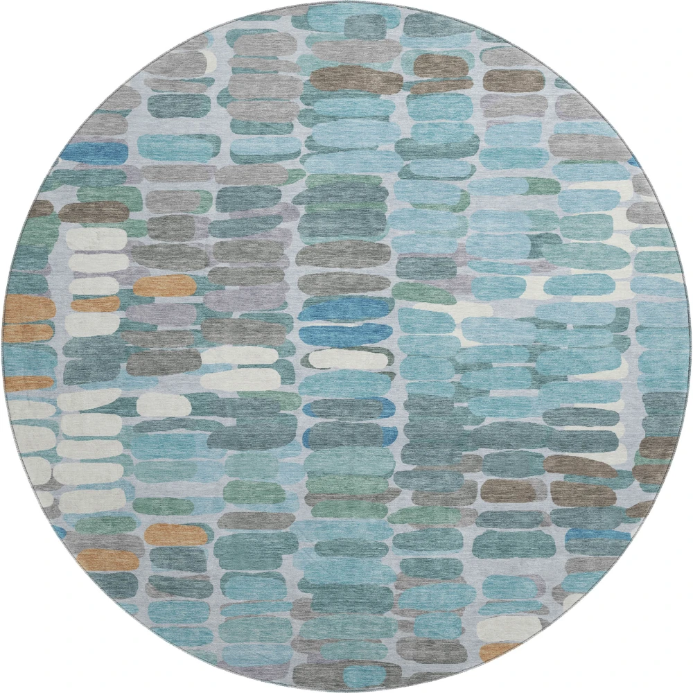 Mayfield AMF2349 Teal 8' x 8' Rug