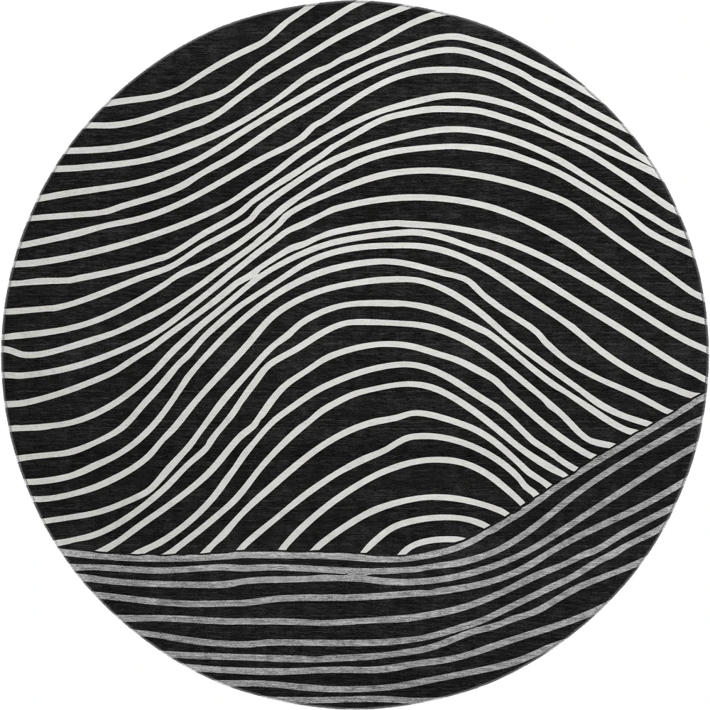 Mayfield AMF2350 Black 8' x 8' Rug
