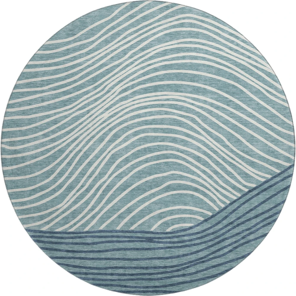 Mayfield AMF2350 Teal 8' x 8' Rug