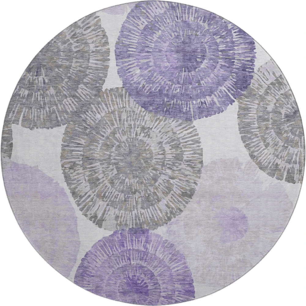 Mayfield AMF2351 Plum 8' x 8' Rug