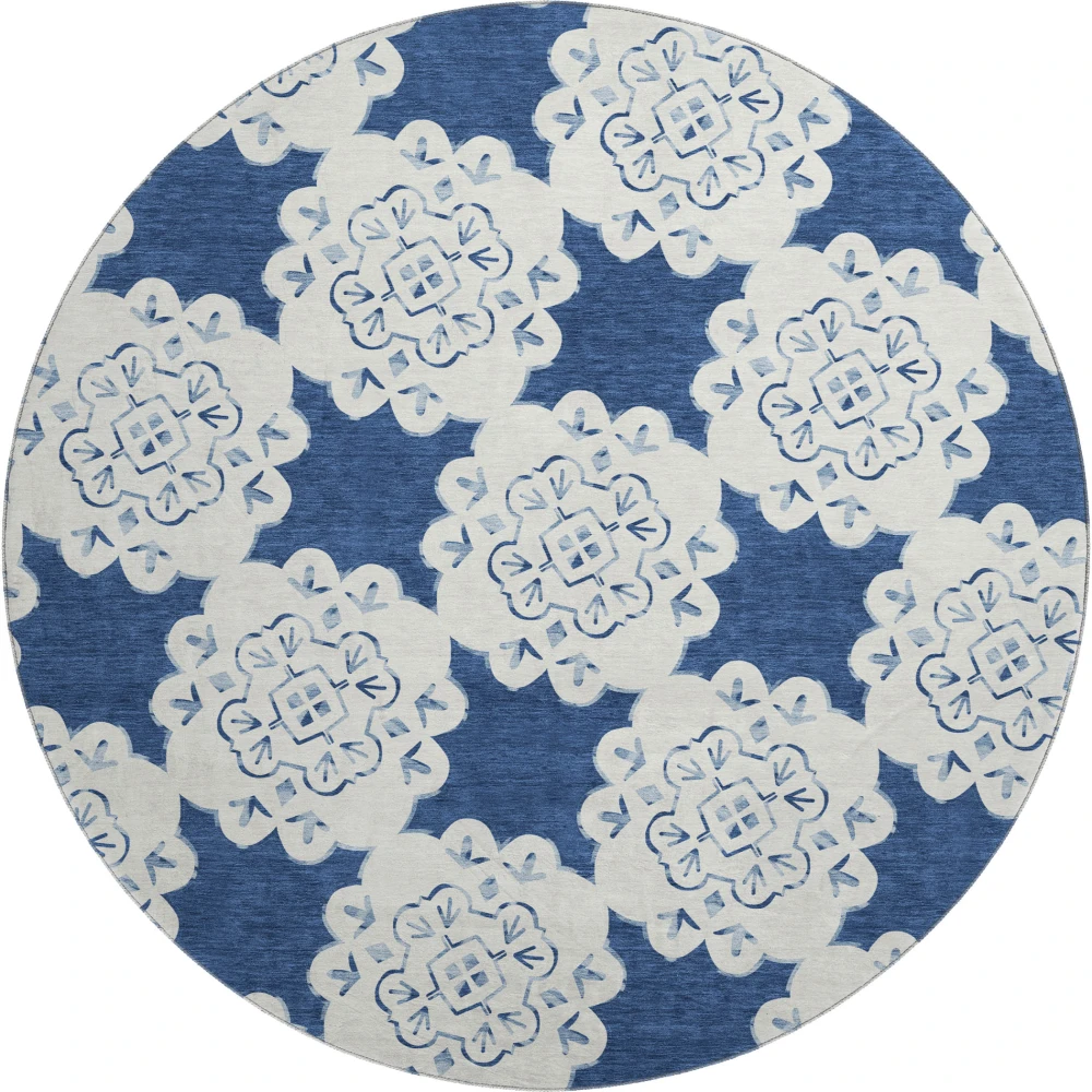 Mayfield AMF2352 Navy 8' x 8' Rug