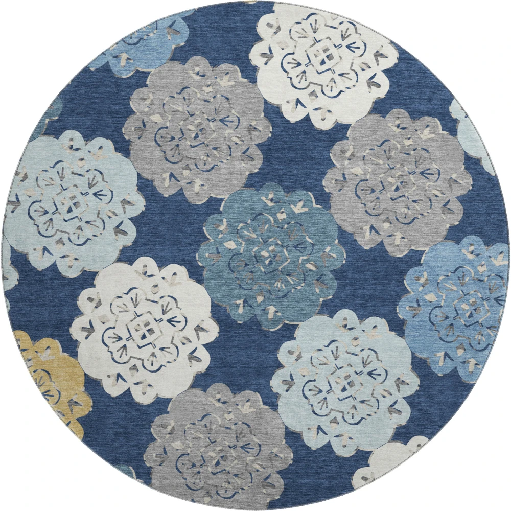 Mayfield AMF2353 Navy 8' x 8' Rug