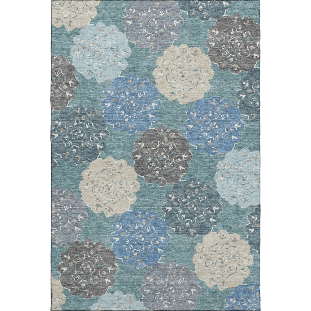Mayfield AMF2353 Teal 3' x 5' Rug