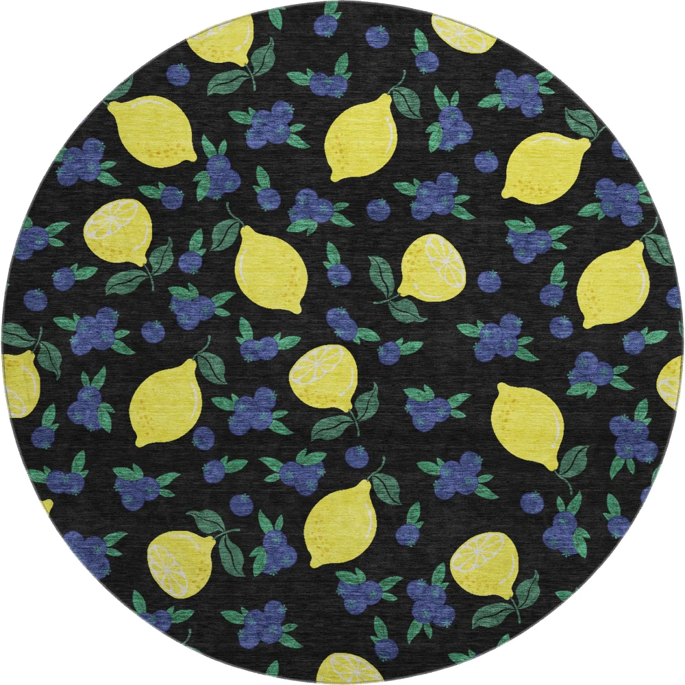 Mayfield AMF2354 Black 8' x 8' Rug