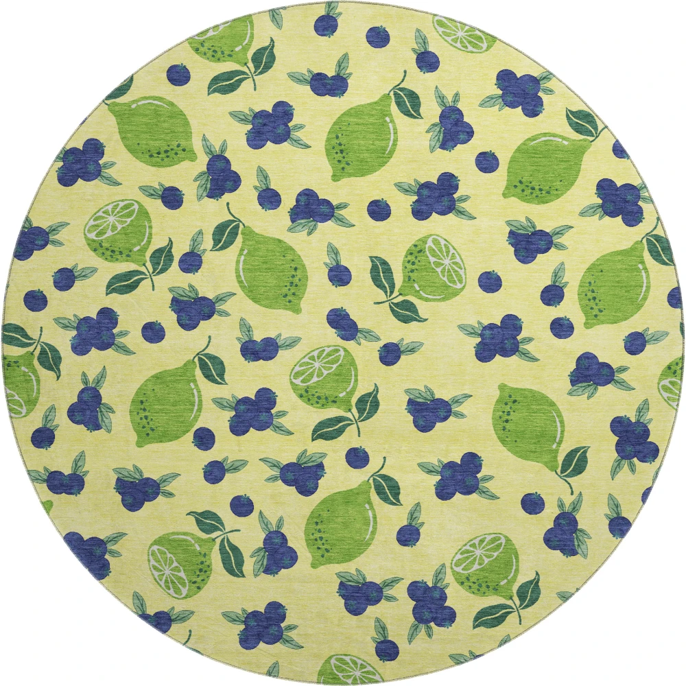 Mayfield AMF2354 Yellow 8' x 8' Rug