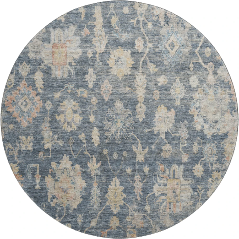 Mayfield AMF2355 Navy 8' x 8' Rug