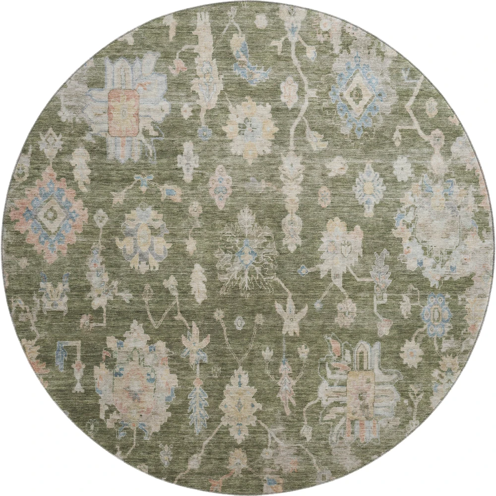 Mayfield AMF2355 Olive 8' x 8' Rug