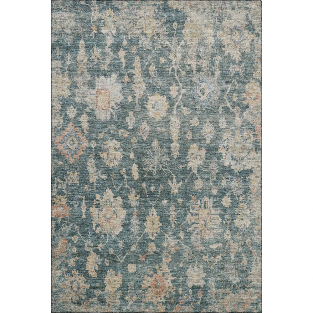Mayfield AMF2355 Teal 3' x 5' Rug