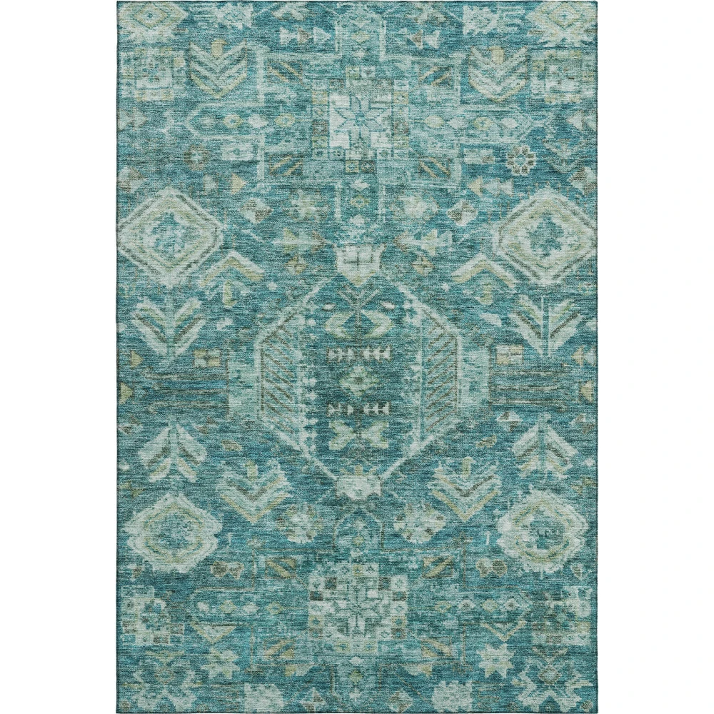 Mayfield AMF2356 Turquoise 3' x 5' Rug