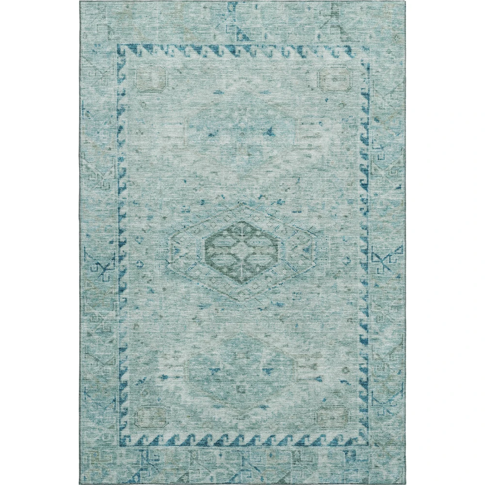 Mayfield AMF2357 Aqua 3' x 5' Rug