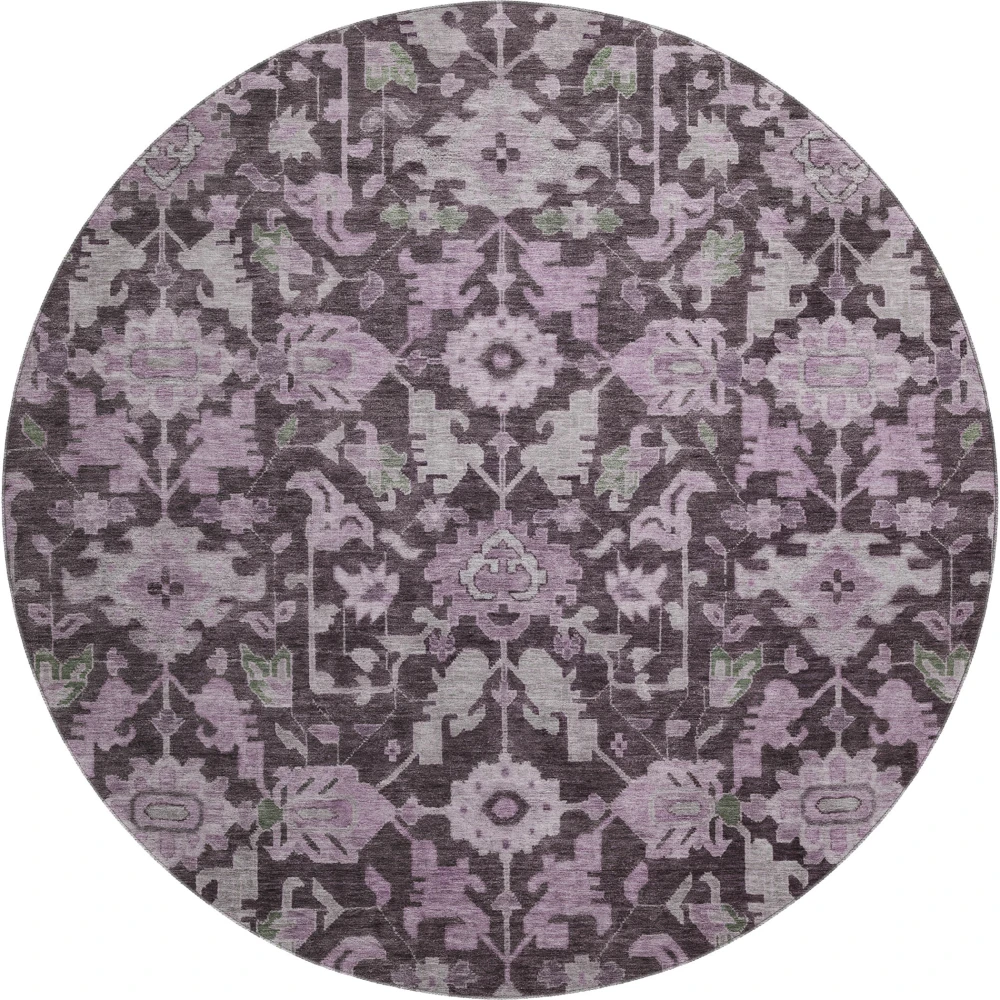 Mayfield AMF2358 Eggplant 8' x 8' Rug