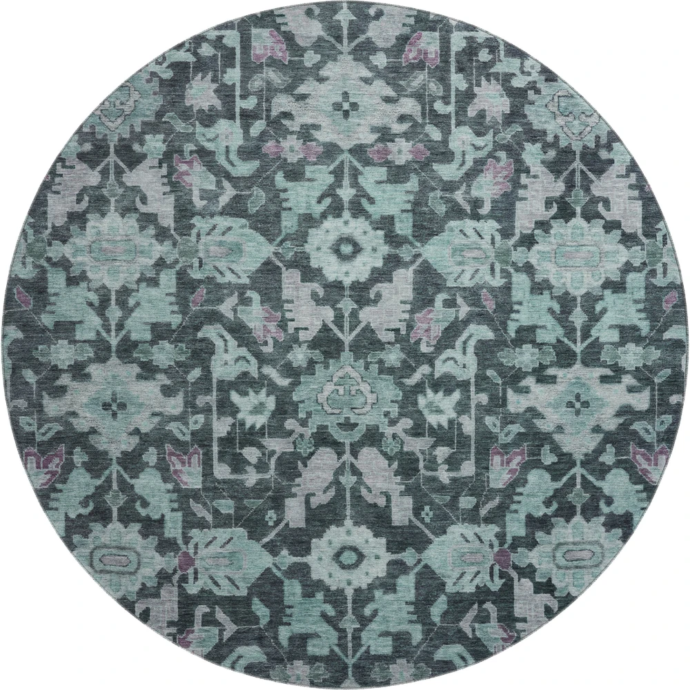 Mayfield AMF2358 Teal 8' x 8' Rug