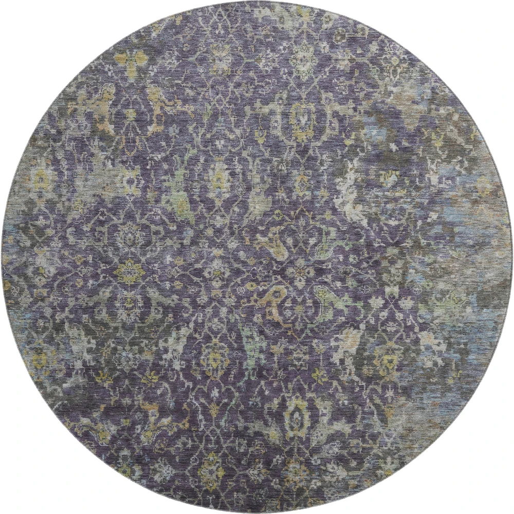 Mayfield AMF2359 Plum 8' x 8' Rug
