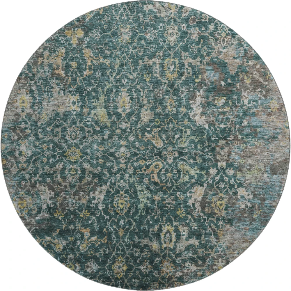 Mayfield AMF2359 Teal 8' x 8' Rug