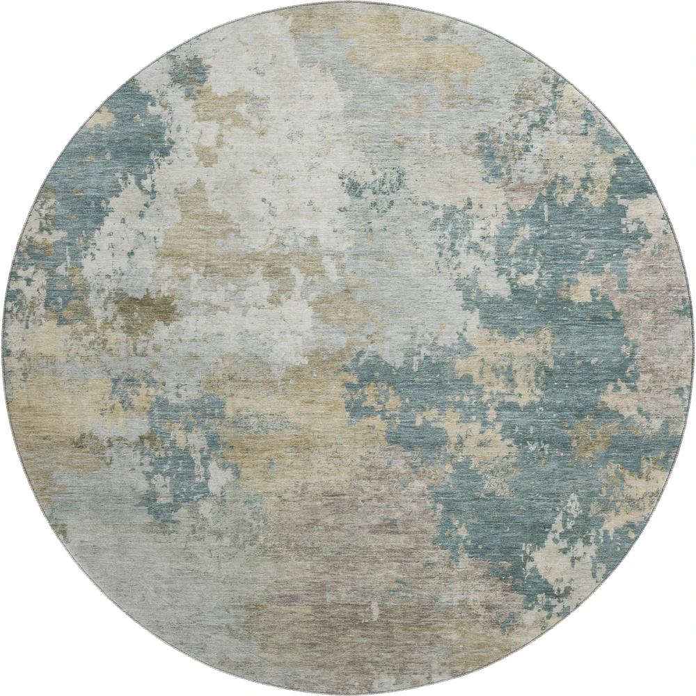Mayfield AMF2367 Teal 8' x 8' Rug