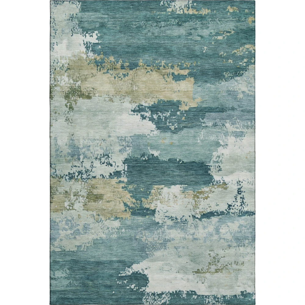 Mayfield AMF2372 Teal 3' x 5' Rug