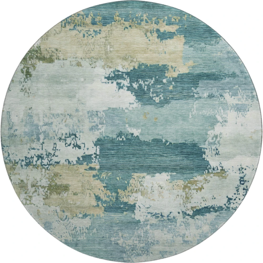 Mayfield AMF2372 Teal 8' x 8' Rug