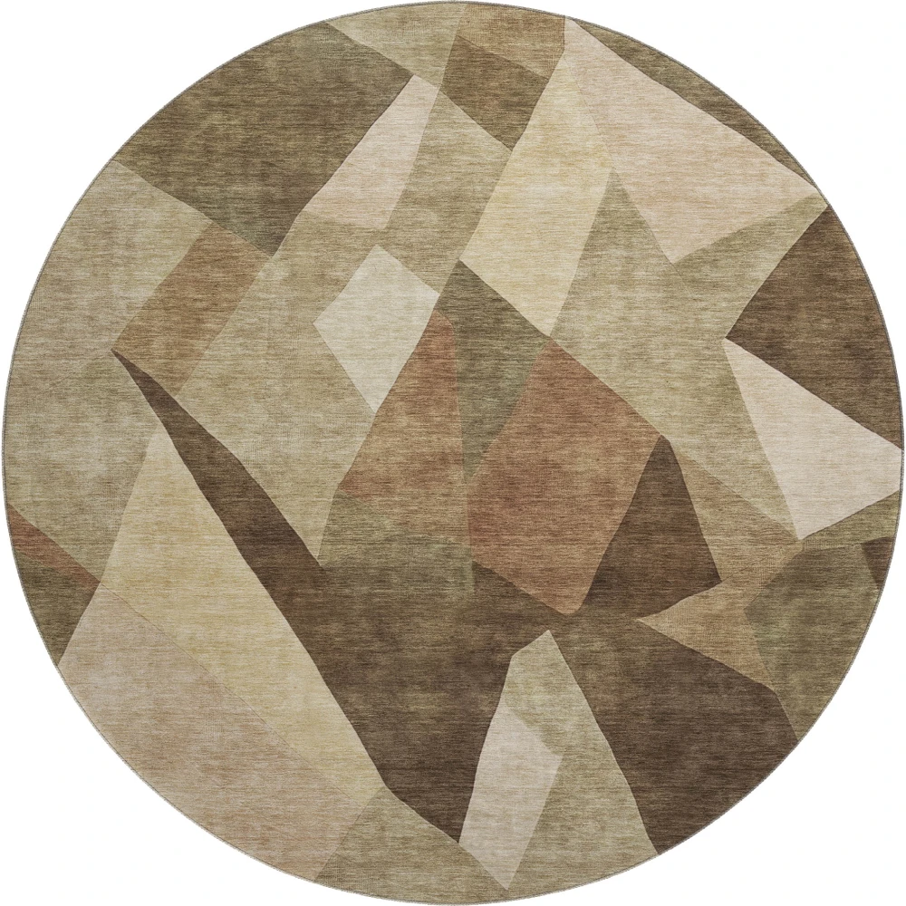 Mayfield AMF2374 Brown 8' x 8' Rug