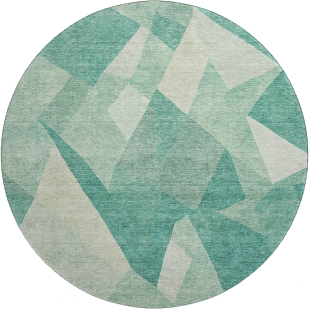 Mayfield AMF2374 Teal 8' x 8' Rug