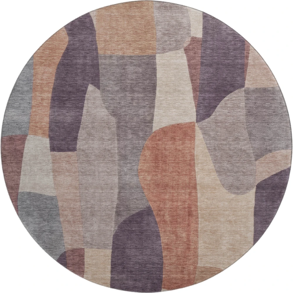 Mayfield AMF2376 Plum 8' x 8' Rug