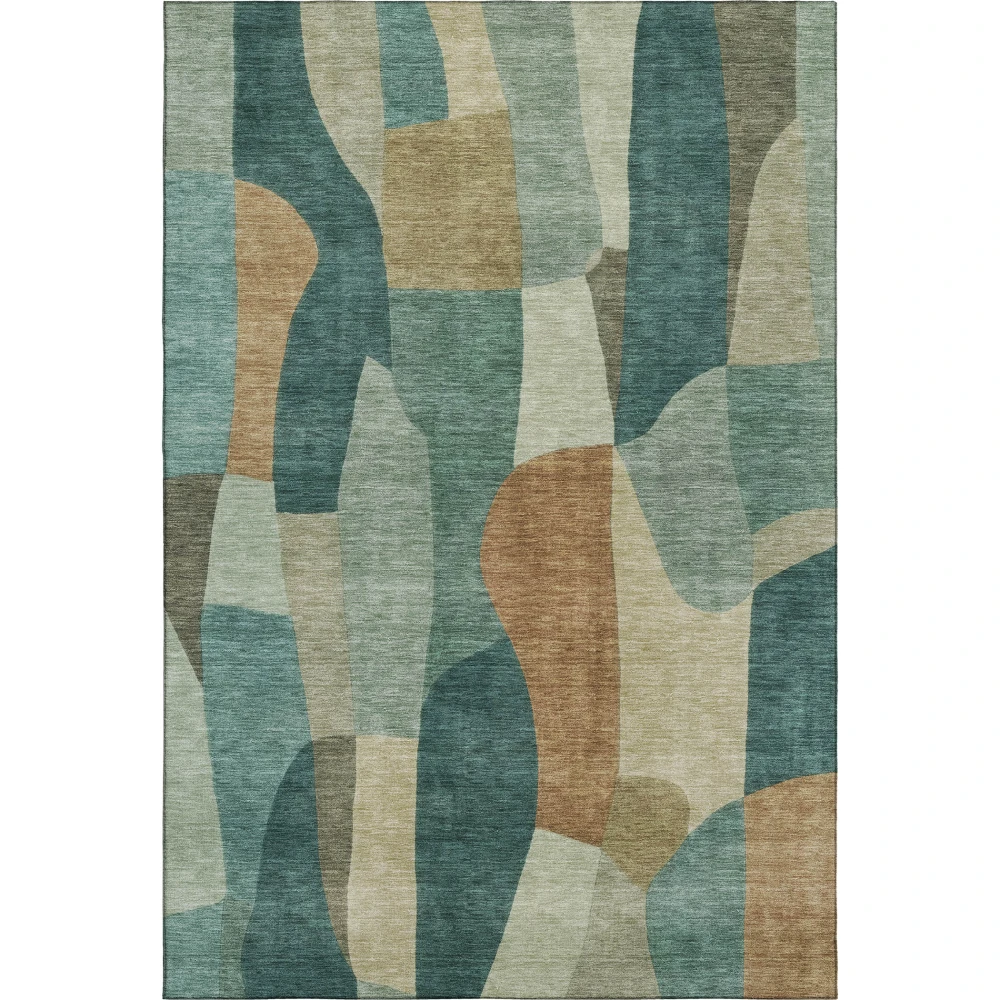 Mayfield AMF2376 Teal 8' x 10' Rug