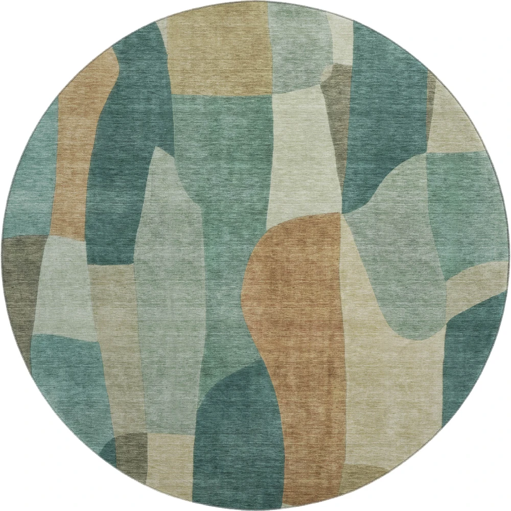Mayfield AMF2376 Teal 8' x 8' Rug