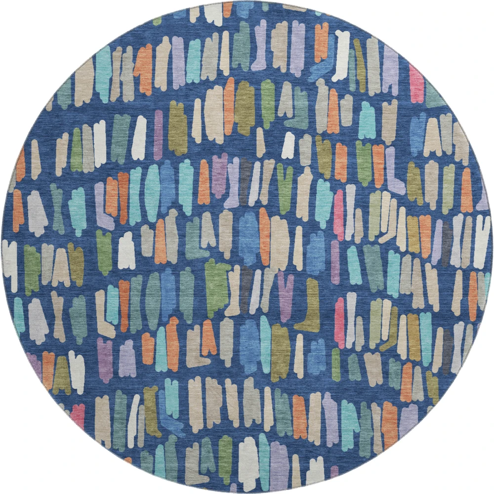 Mayfield AMF2377 Navy 8' x 8' Rug
