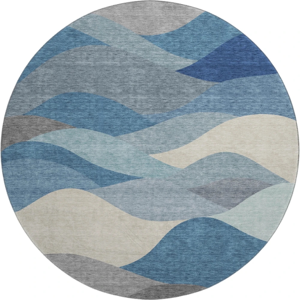 Mayfield AMF2378 Blue 8' x 8' Rug