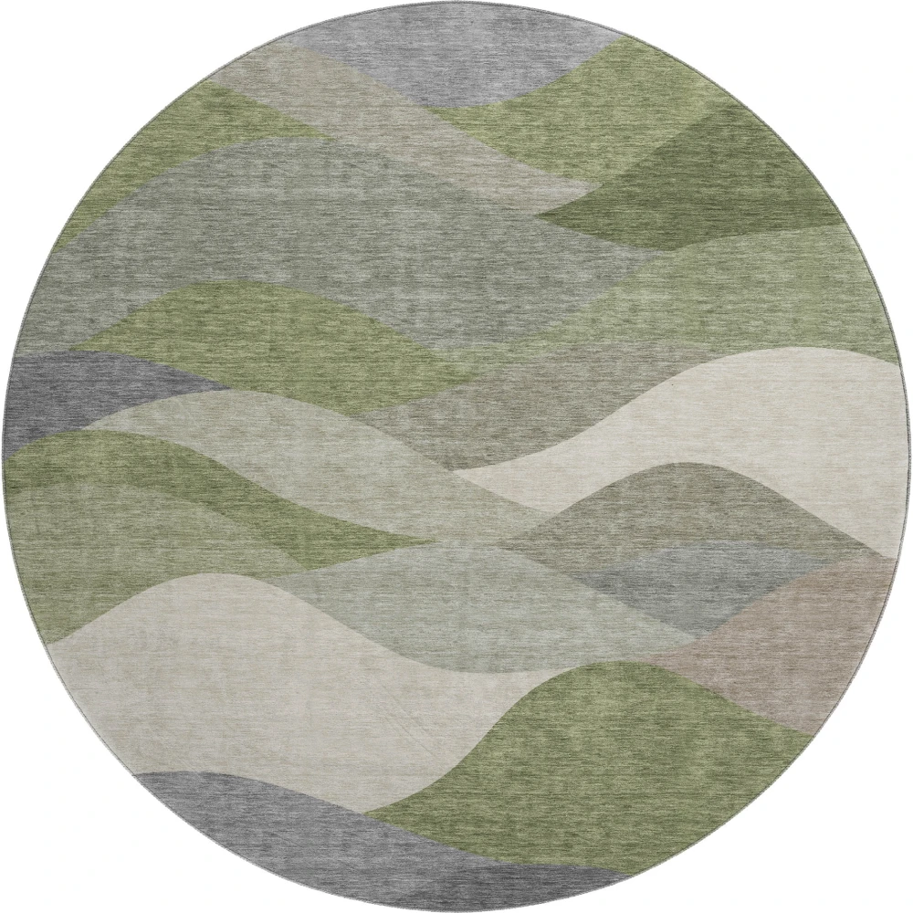Mayfield AMF2378 Green 8' x 8' Rug