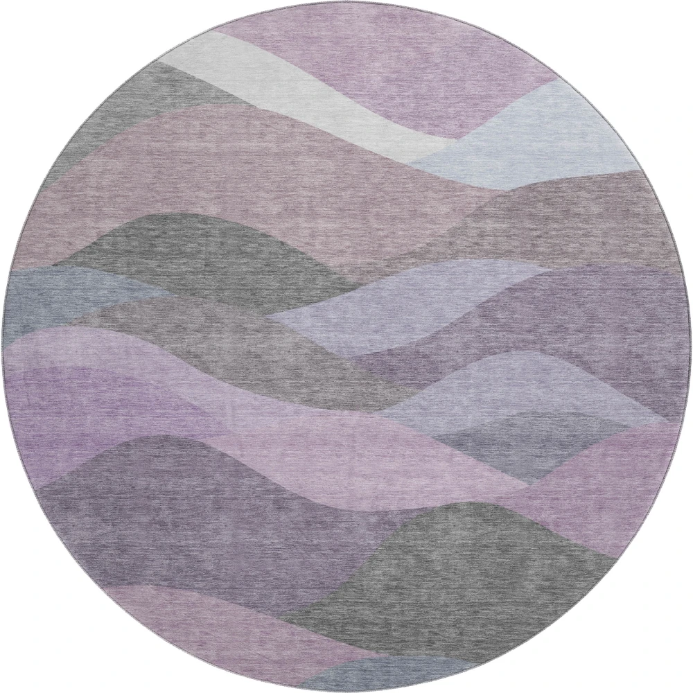 Mayfield AMF2378 Plum 8' x 8' Rug