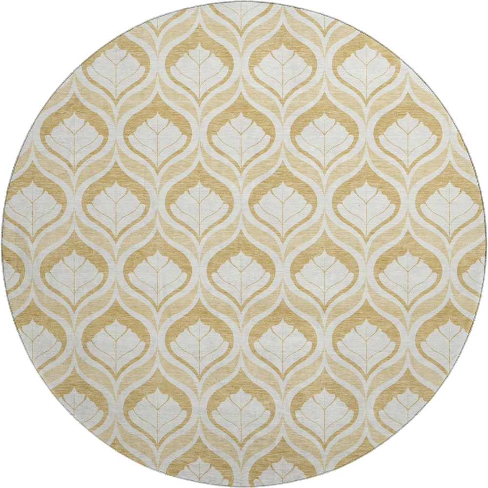 Mayfield AMF2379 Gold 8' x 8' Rug