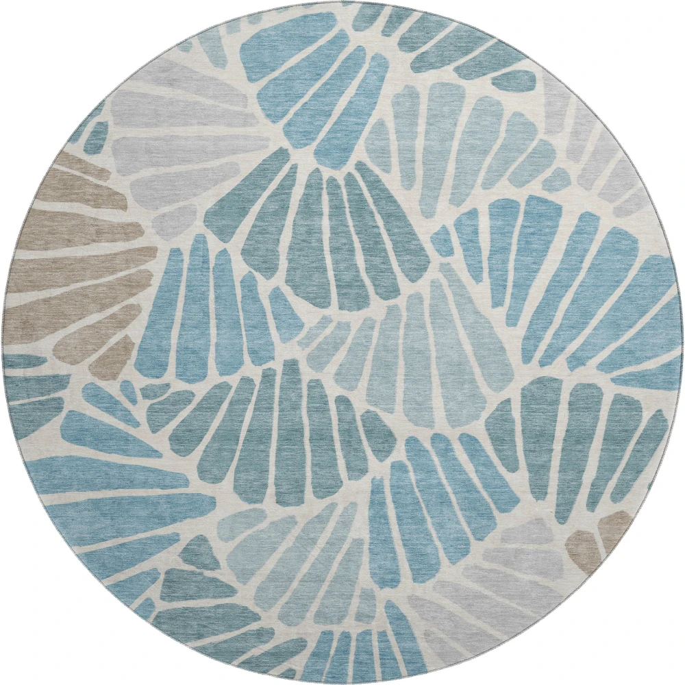 Mayfield AMF2384 Teal 8' x 8' Rug