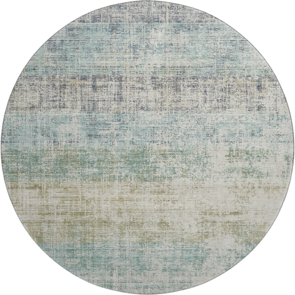 Mayfield AMF2388 Teal 8' x 8' Rug