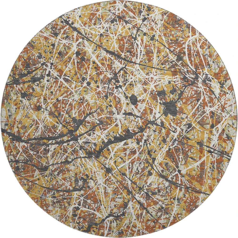 Mayfield AMF2389 Gold 8' x 8' Rug