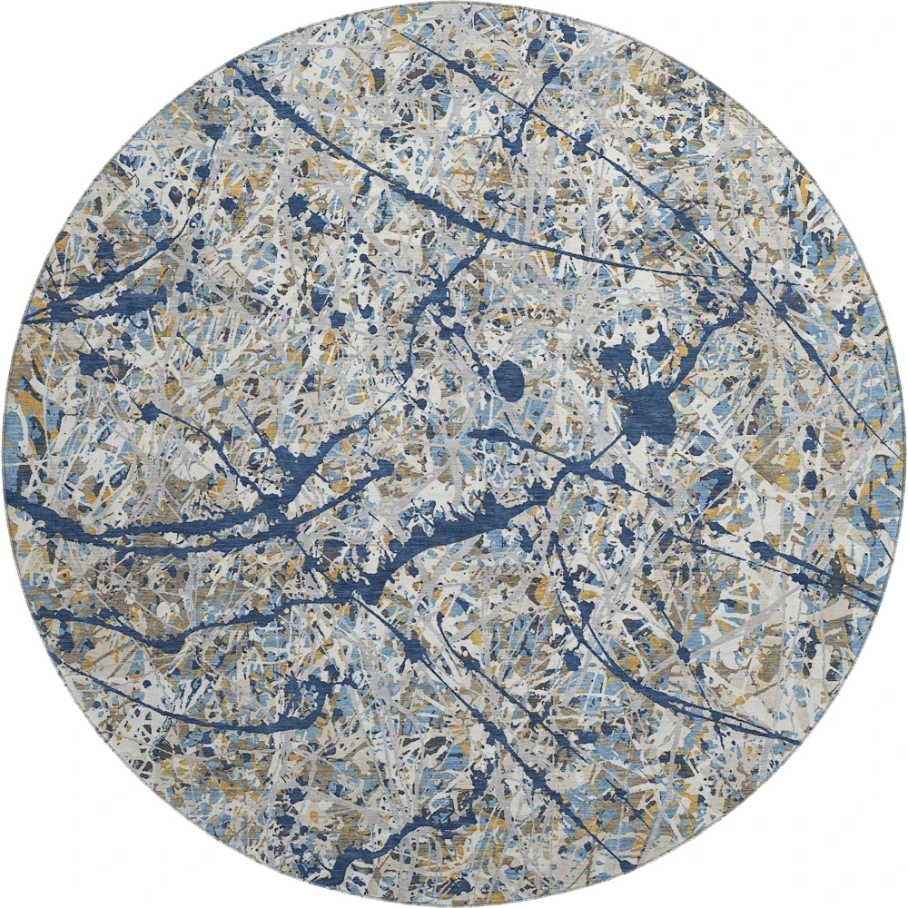 Mayfield AMF2389 Navy 8' x 8' Rug